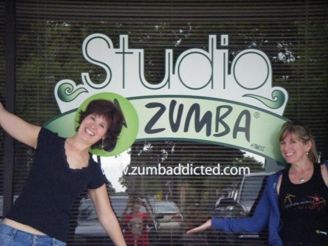 Me and the divine Alyce Howard at studio Zumba